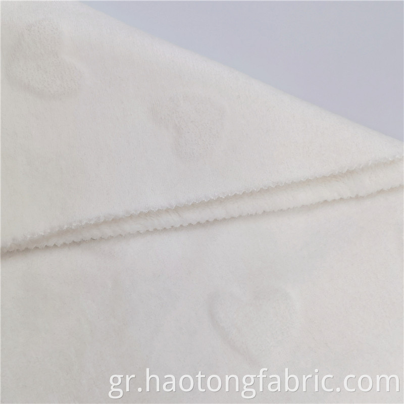 Cut Flower Polyester White Fabrics